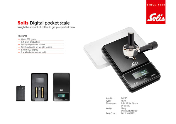 Solis Digital Pocket Scale